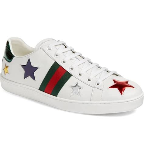 gucci sneakers with stars|denim gucci sneakers.